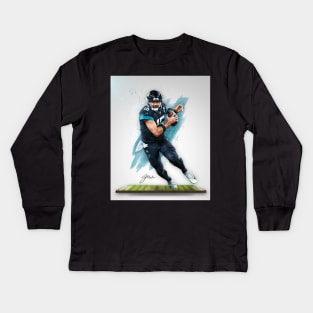 Gardner Minshew Jacksonville Sports Art Kids Long Sleeve T-Shirt